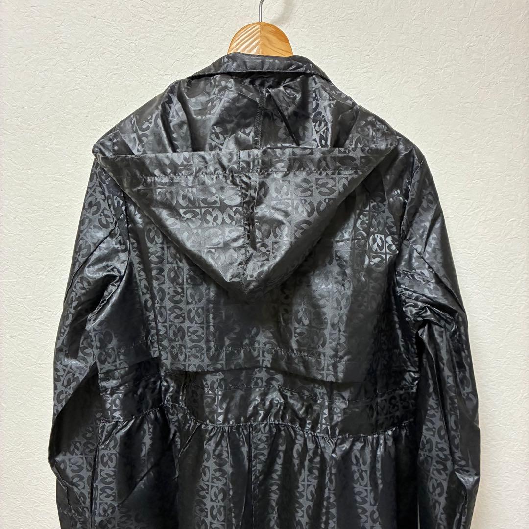 【匿名配送】未使用！ミラショーン ロゴジャガード レインコート M,L 収納袋付