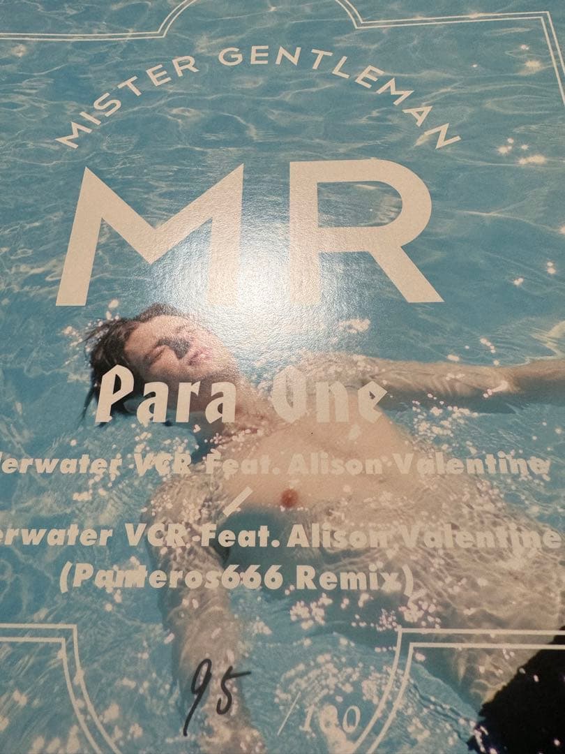 ミスタージェントルマン　レコード　希少　レア　シリアルナンバー　新品　未使用　音