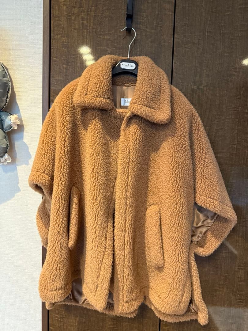 MaxMara テディベア テディ ケープ ポンチョ