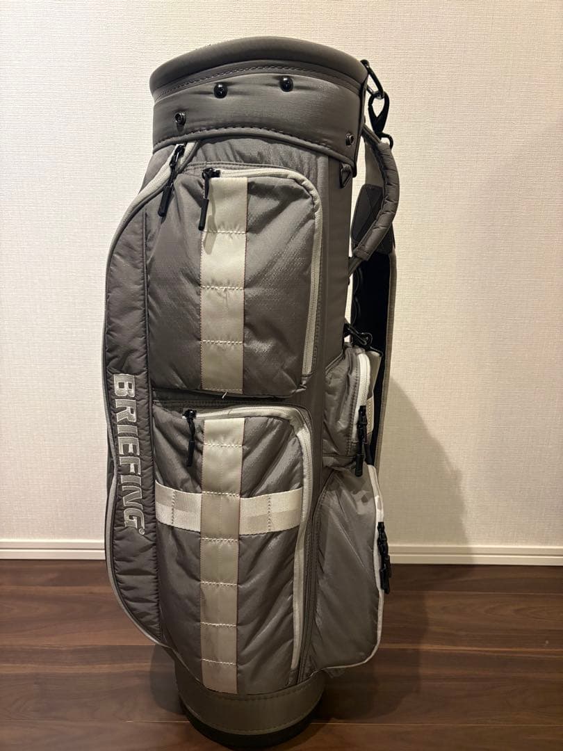 BRIEFING キャディバッグ、ドライバー用ヘッドカバー、ミニバッグ3点セット