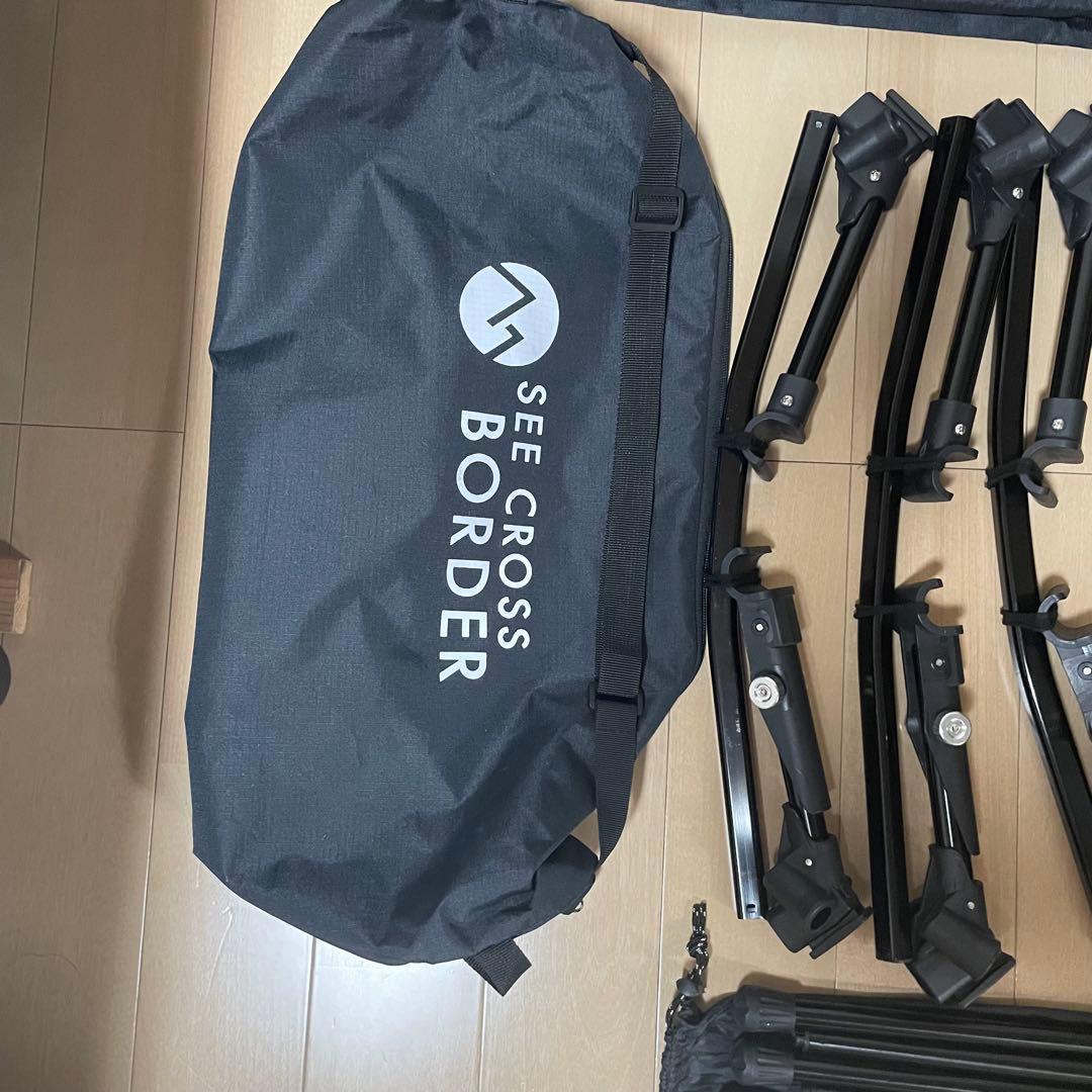 【美品】2WAY コット　キャンプコット　おまけ付