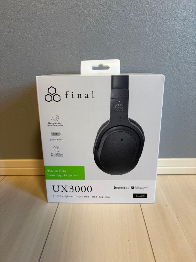 final UX3000 ブラック ヘッドホン/ヘッドフォン