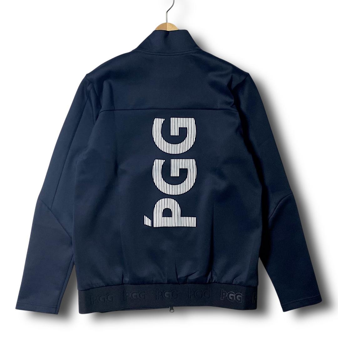 定3.7万 4 PGG パーリーゲイツ ビッグロゴ ダンボールニット ジャケット