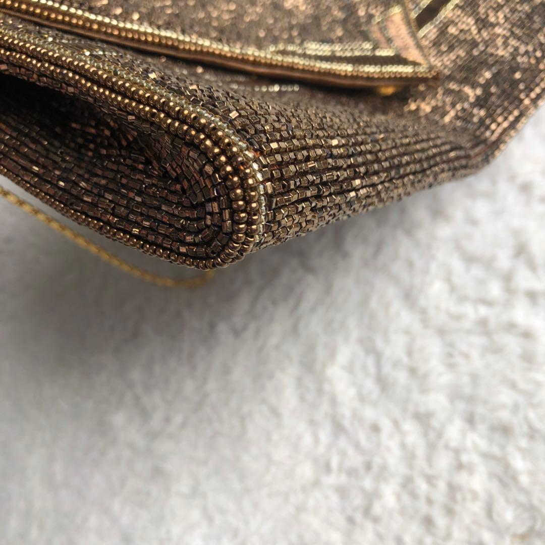 lumy はしもと ビーズ チェーンバック ショルダーバック　皇室御用達 貴重