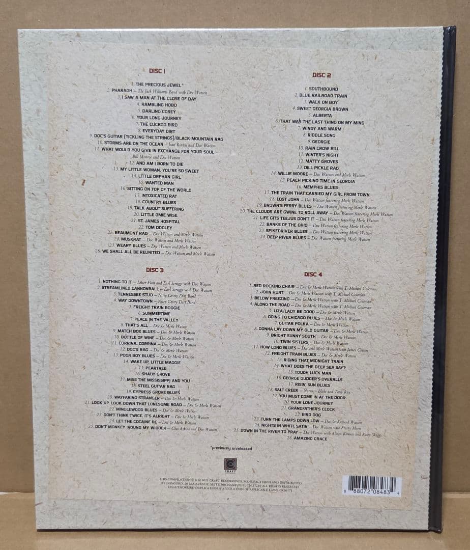 洋楽 Doc Watson:Life's Work - A Retrospective