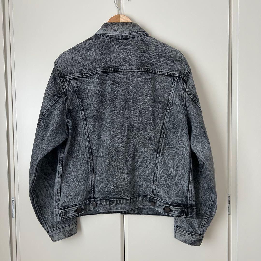 80s 90s USA製 デニムジャケット ブラックデニム vintage