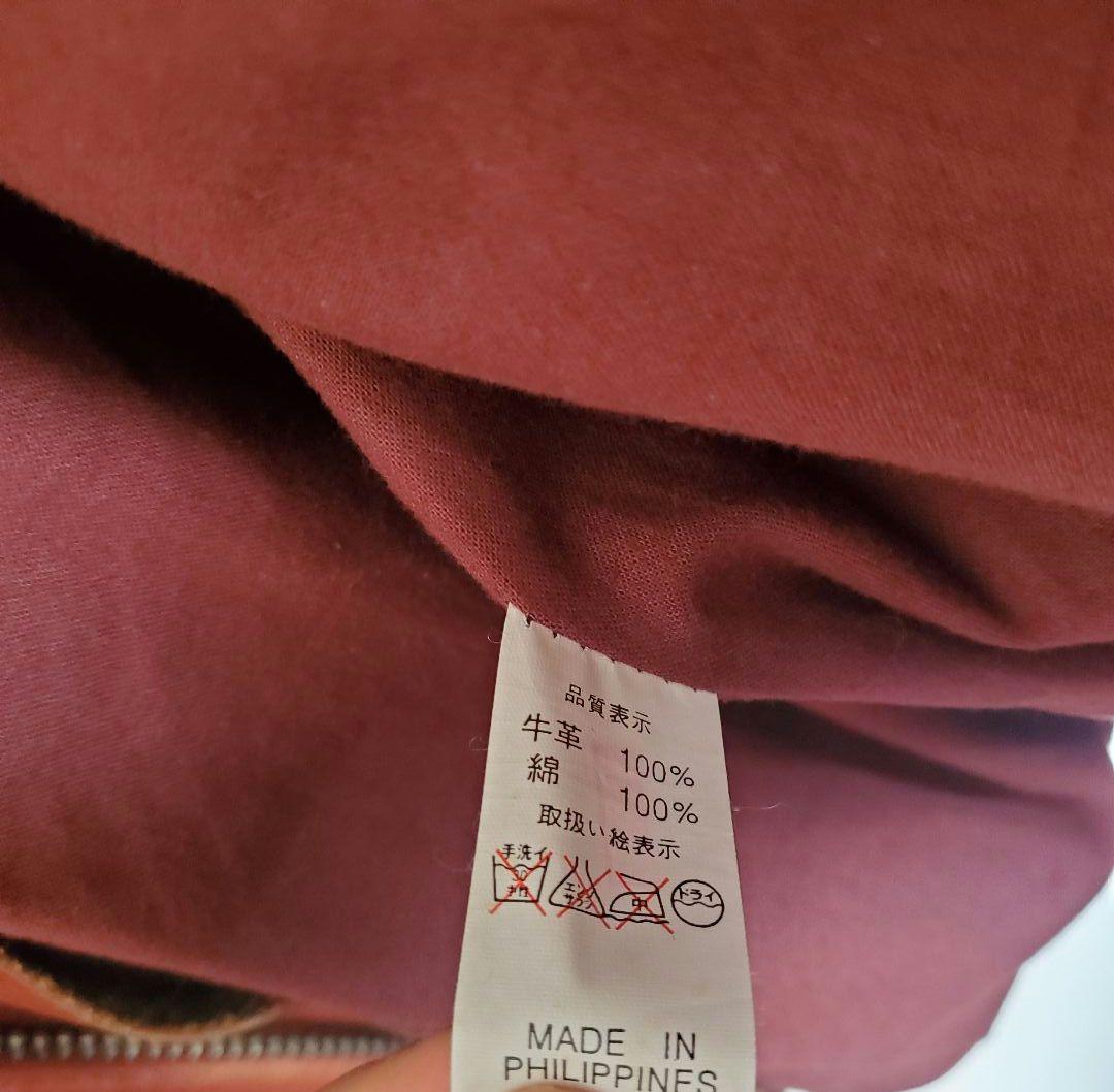 【Bikers】Lサイズ カウレザーシングルライダースジャケット レーシング　茶