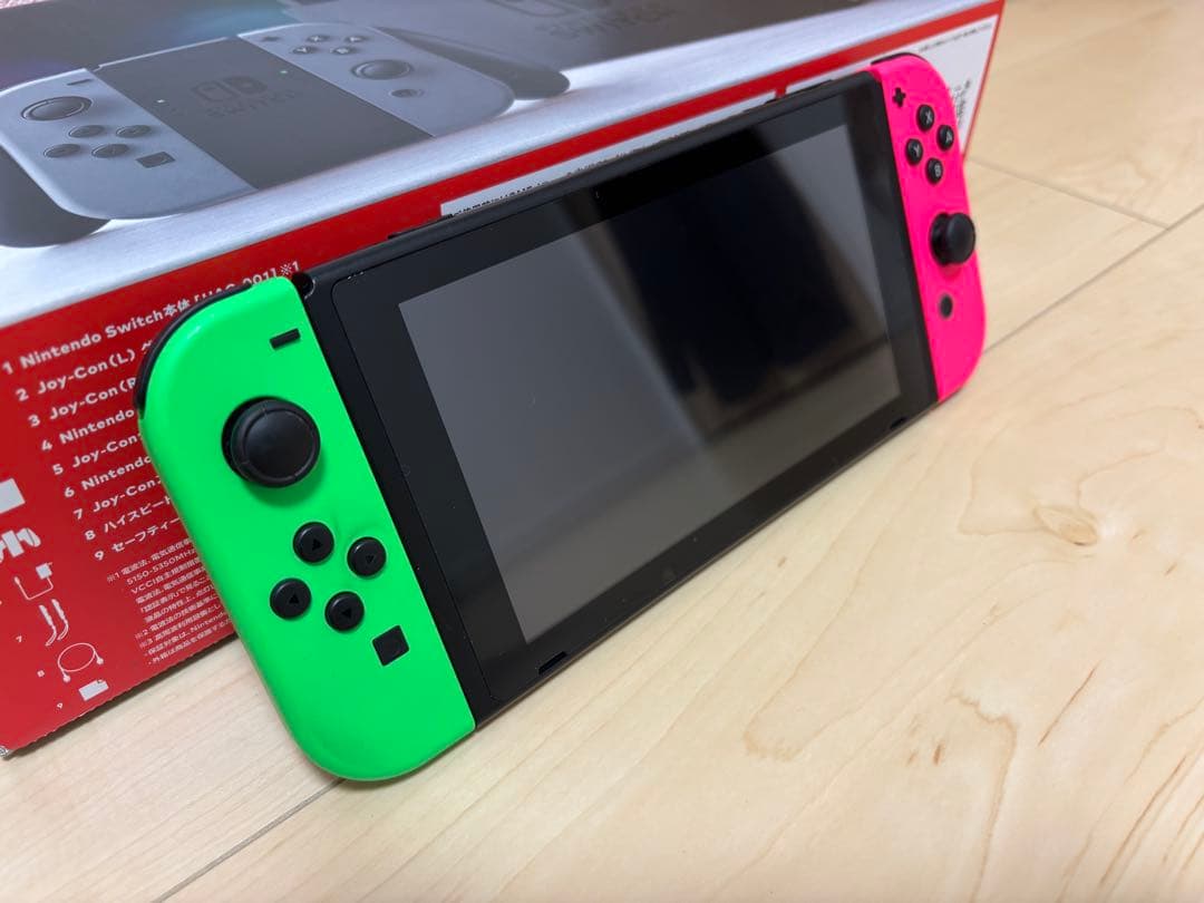 Nintendo Switch 本体 グレー/ピンク/グリーン