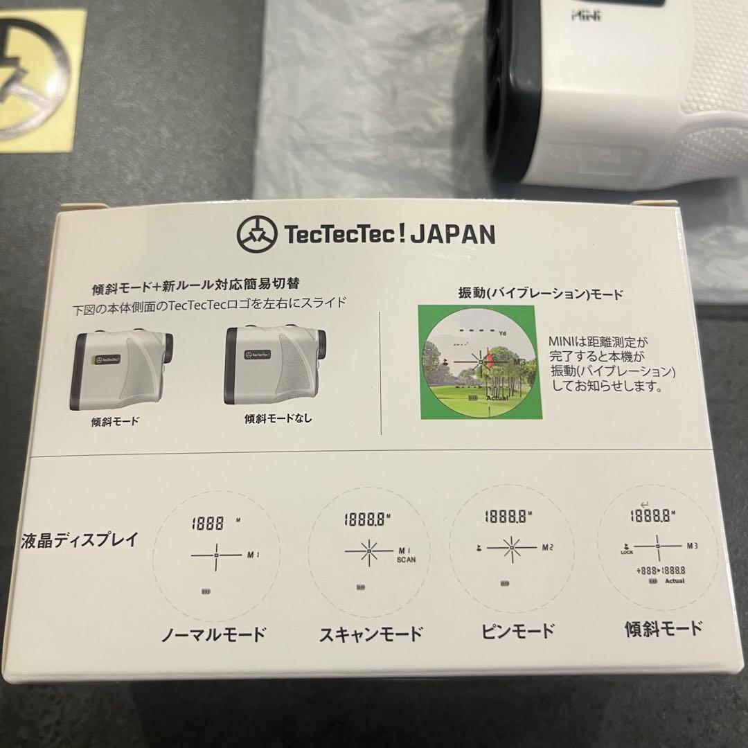 【美品】TecTecTec! MINI ゴルフ用距離計　ゴルフレーザー