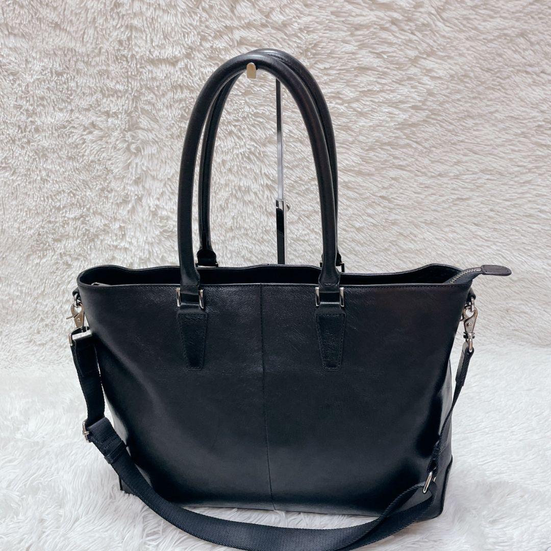 タスク ブラック トートバッグ メンズ ショルダーバッグ ツーウェイ 大容量