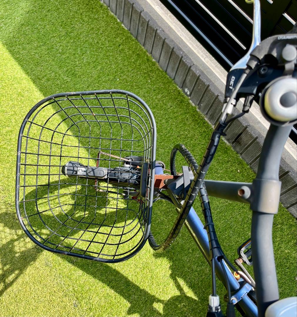 ペルテック電動アシスト自転車　TDN-206 マットネイビー　大容量12AH付き