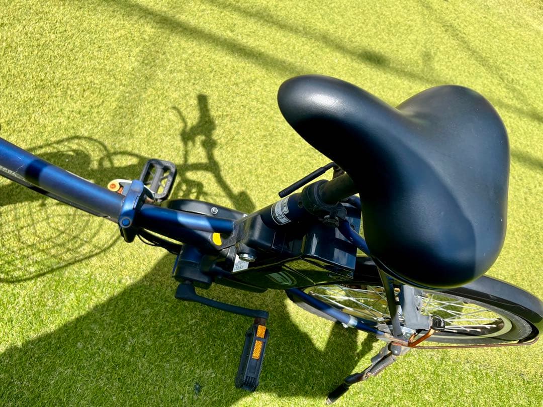 ペルテック電動アシスト自転車　TDN-206 マットネイビー　大容量12AH付き