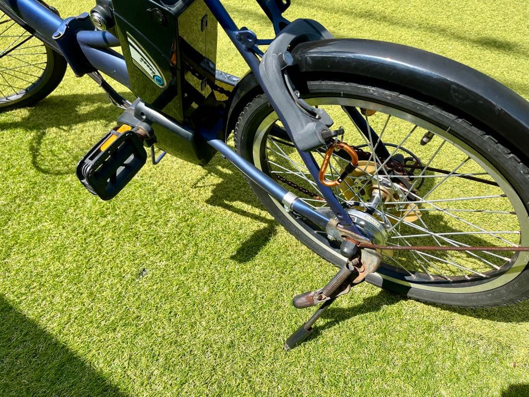 ペルテック電動アシスト自転車　TDN-206 マットネイビー　大容量12AH付き