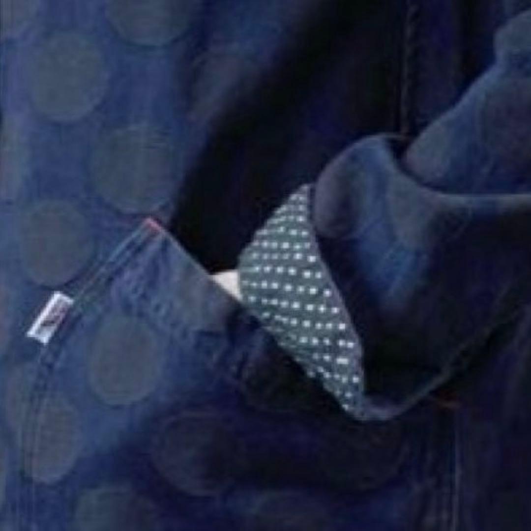 岡山デニム ブルートリック BLUE TRICK ショップコート M ドット