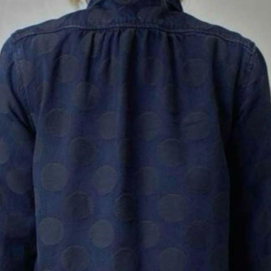 岡山デニム ブルートリック BLUE TRICK ショップコート M ドット