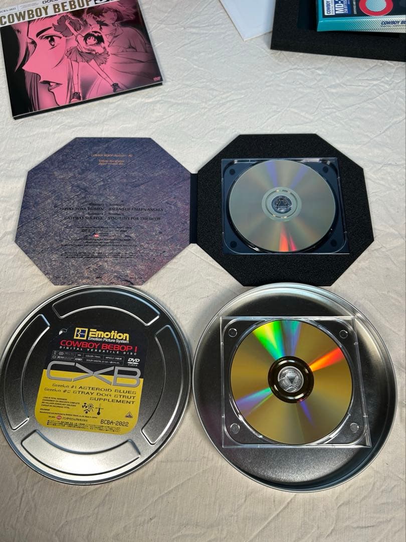 カウボーイビバップ 5.1ch DVDBOX7枚組　＆　劇場版天国の扉DVD