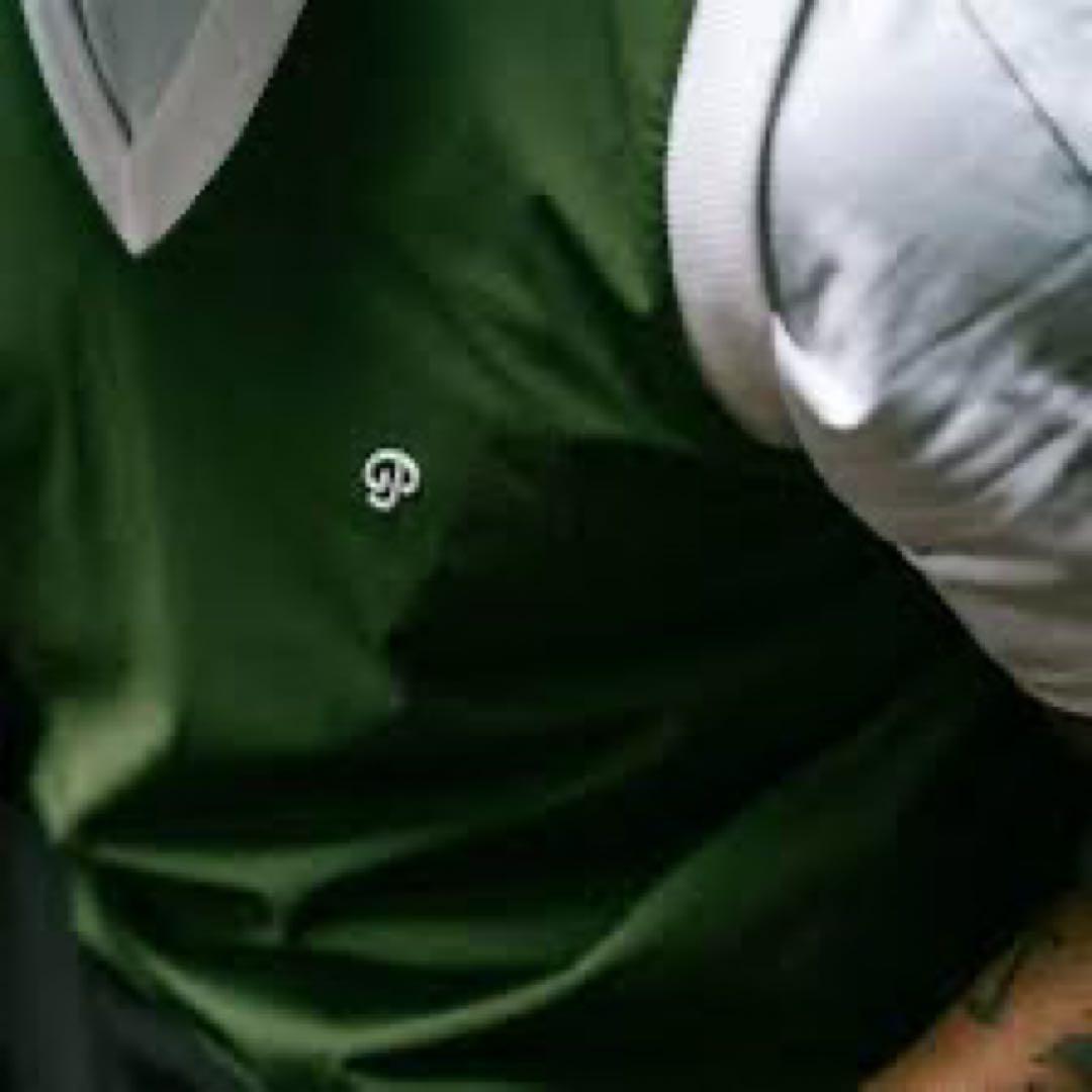 Public Drip メンズ Vネックベスト L オリーブグリーン