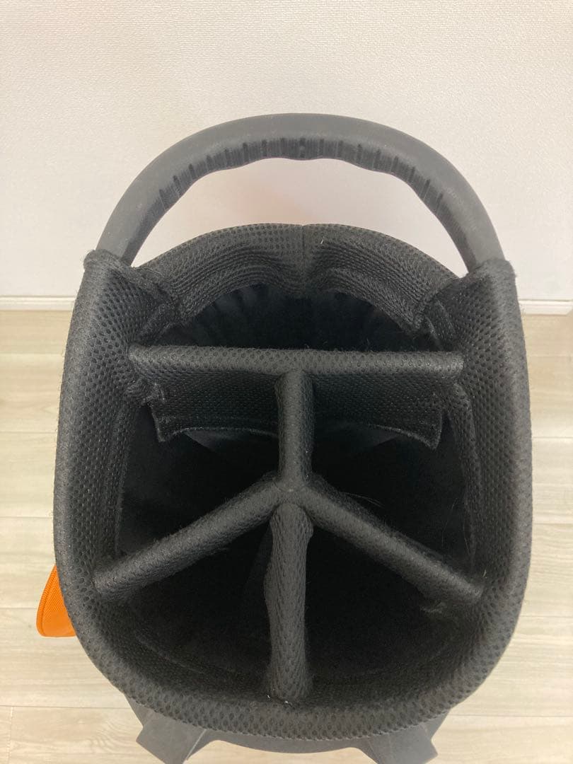 ゴルフキャディバッグ　BRIEFING ブリーフィング　濃オレンジ