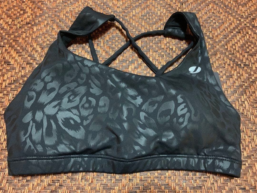 ジャザサイズ FOIL leopard bra top