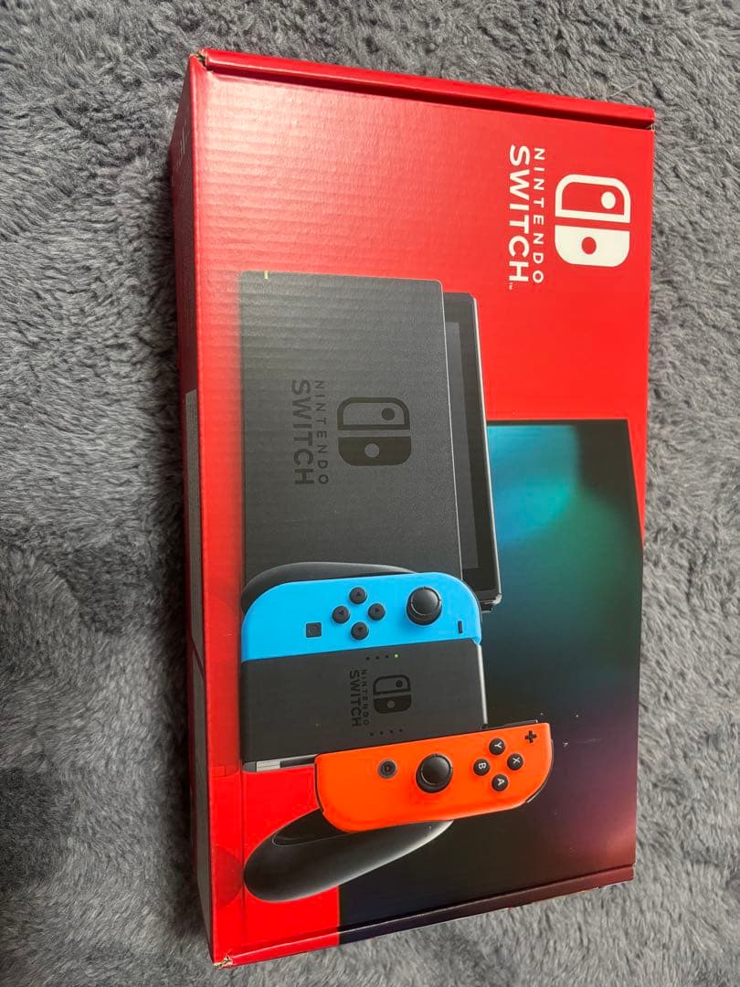 Switch 本体 旧型 ネオン 箱あり 付属品多数　ジョイコン4個