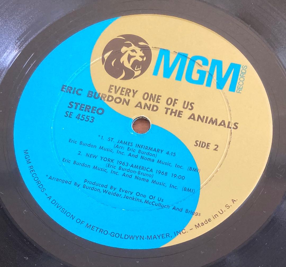 ◾️高音質USオリジナルステレオ盤■ERIC BURDON & THE ANIMA