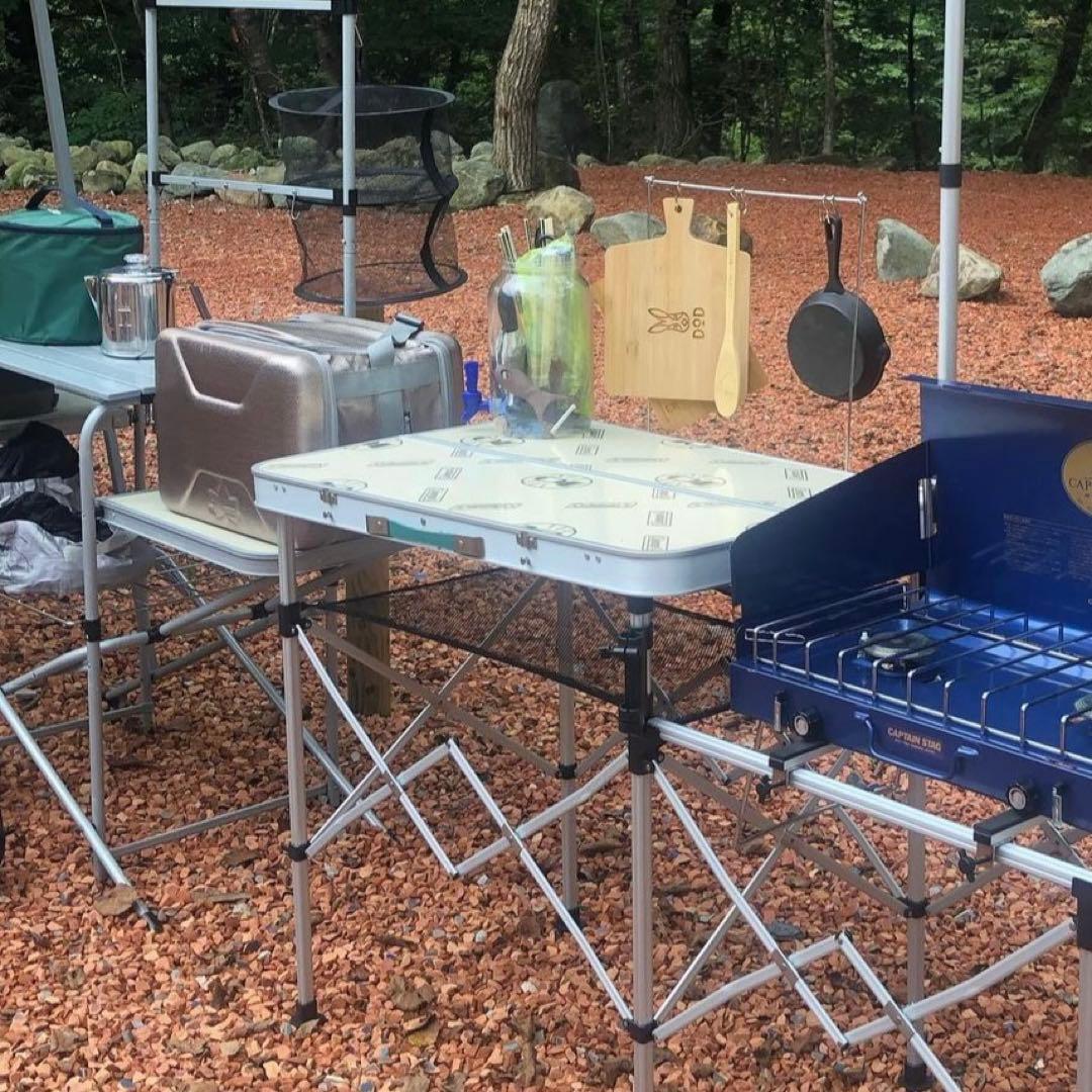 OZARK TRAIL   キッチン　テーブル　折りたたみ式　簡単　キャンプ