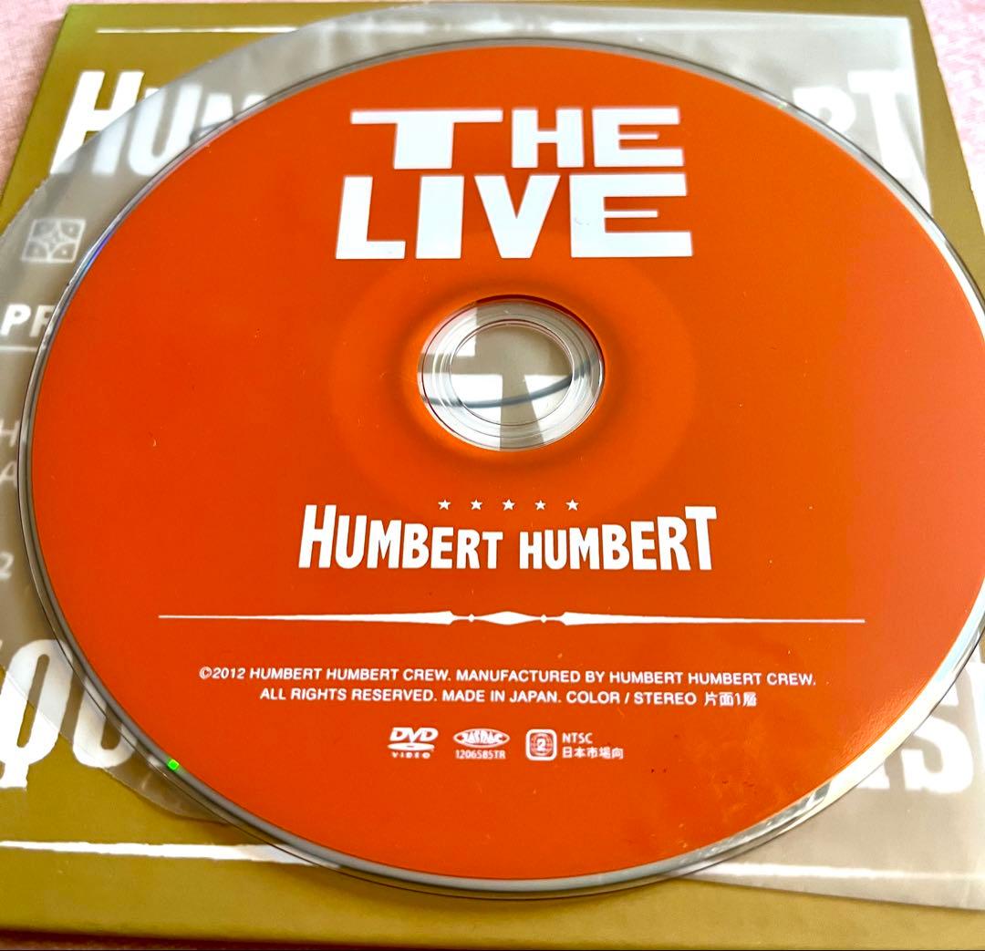 ハンバートハンバート　THE LIVE DVD サイン入り　会場限定販売