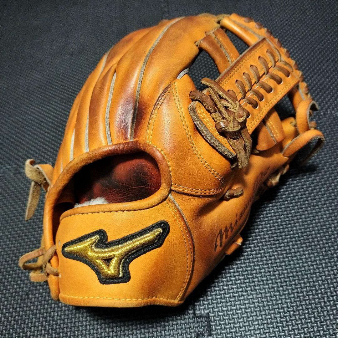 【良品】ミズノプロ軟式内野用サイズ9　セカンド・ショート