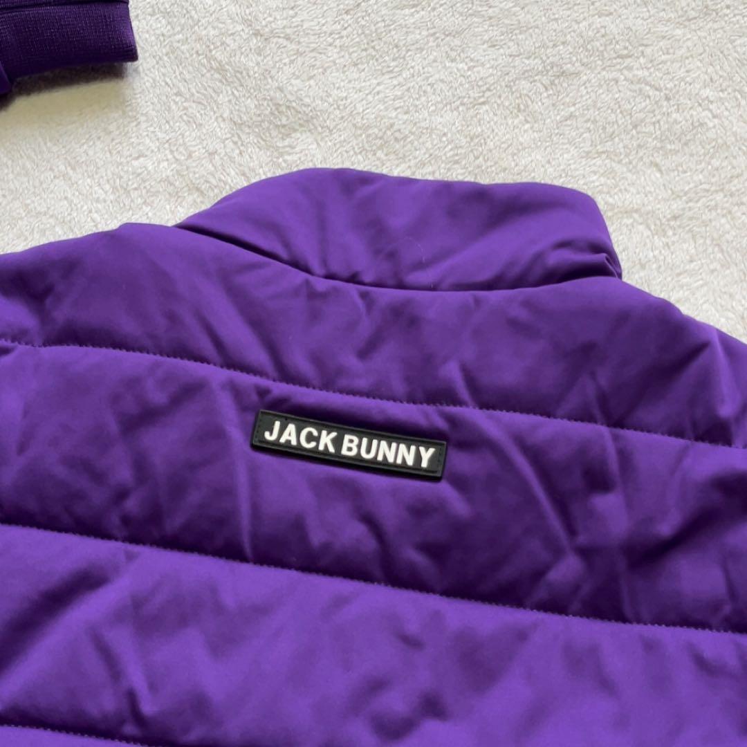 極美品　ジャックバニー 中綿　ブルゾン 　ジャケット　エアシャット　パープル