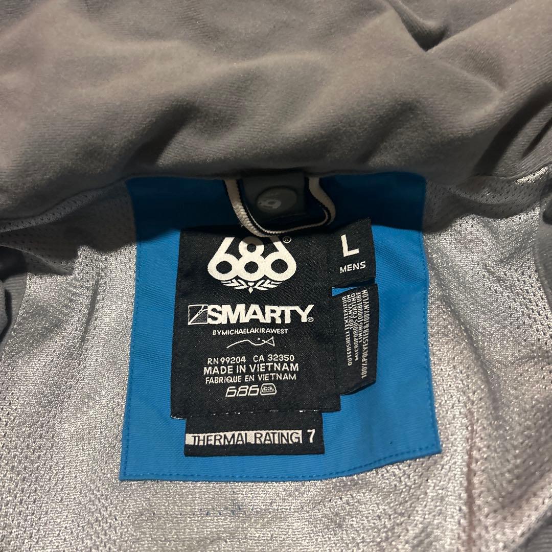 686 スノーボードウェア　上下セット　スキーウェア メンズＬサイズ