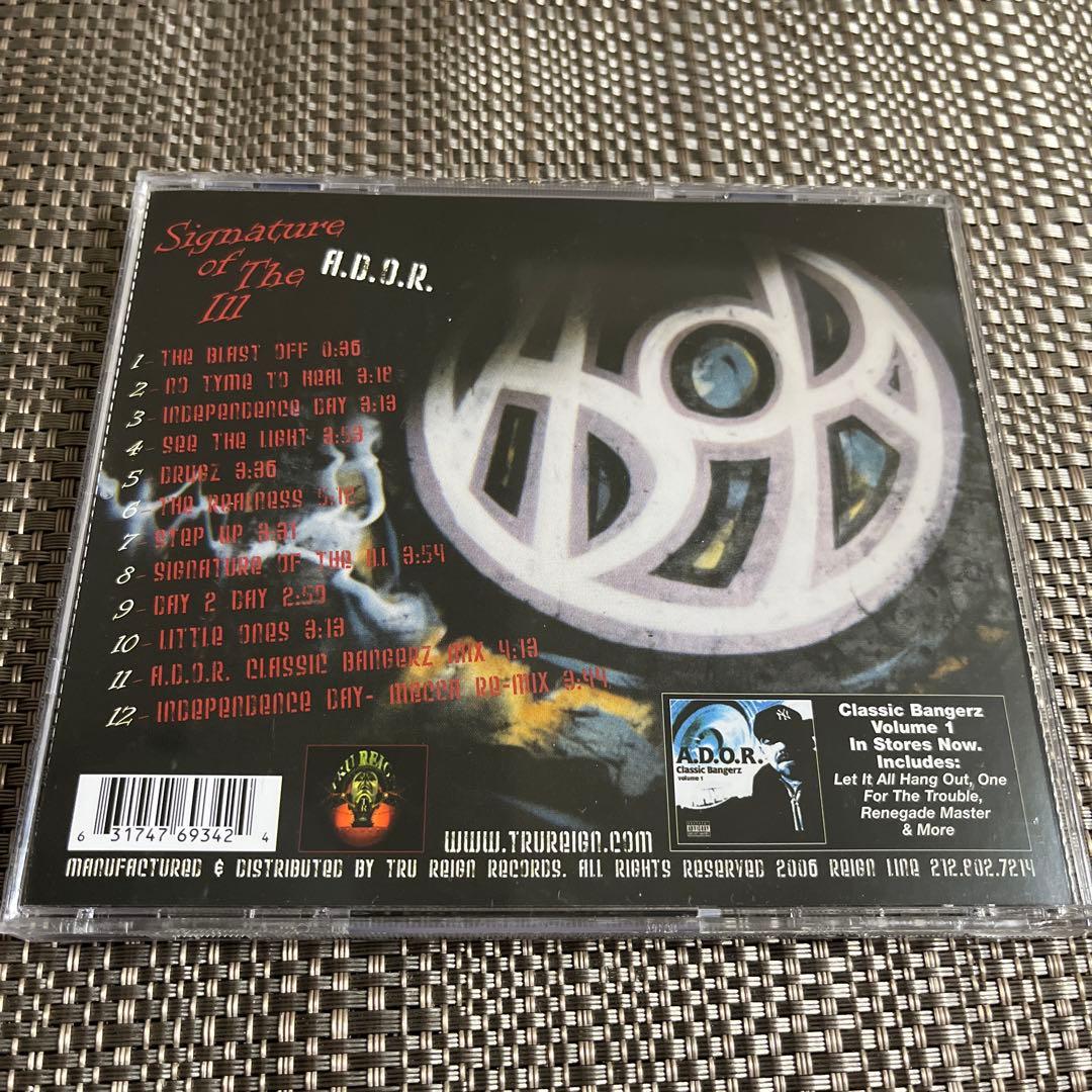 【レアCD】SIGNATURE OF THE ILL / A.D.O.R.