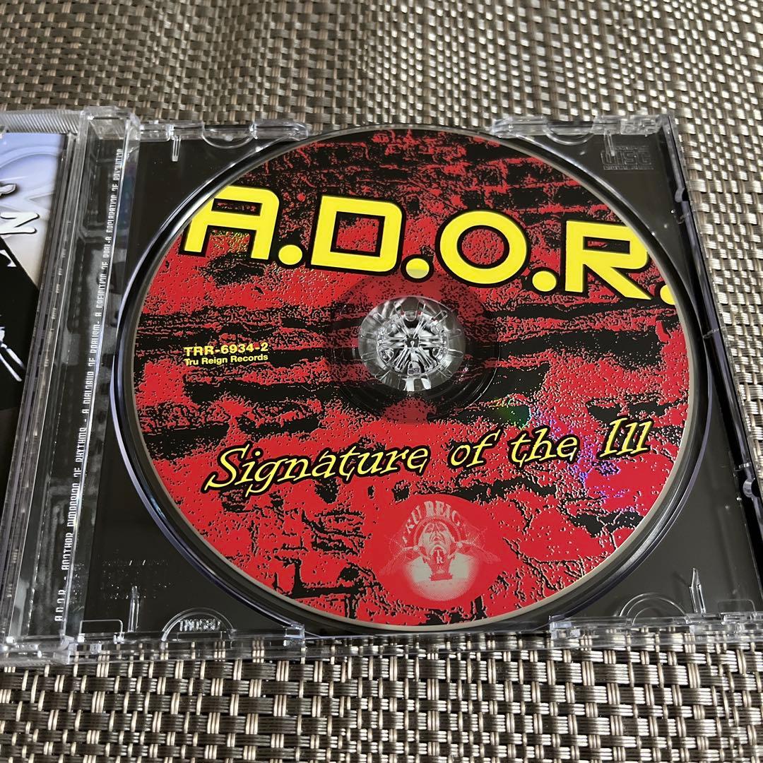 【レアCD】SIGNATURE OF THE ILL / A.D.O.R.