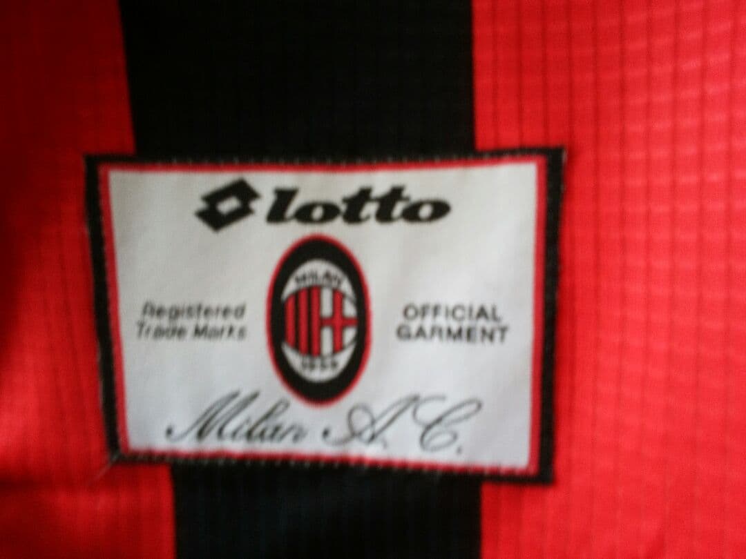lotto ＡＣミラン30番 レオナルド サイン入りユニフォーム（未使用品）