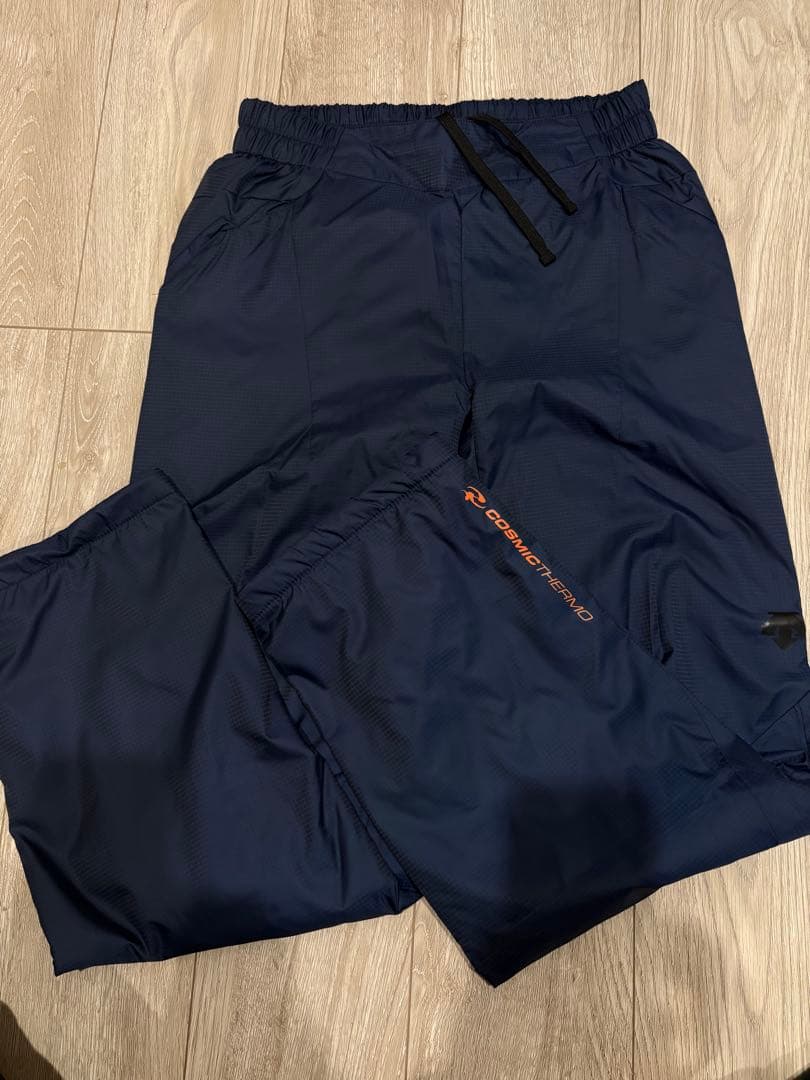 デサント コズミックサーモ ジャケット&パンツセット M ネイビー 美品