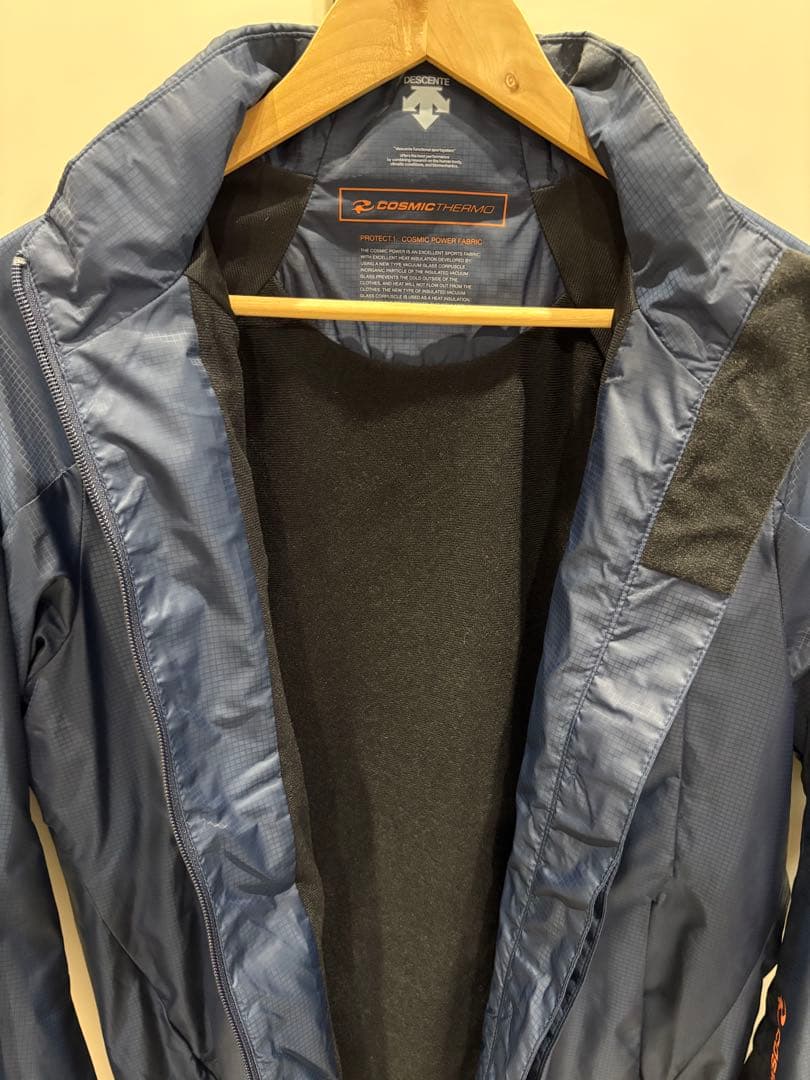 デサント コズミックサーモ ジャケット&パンツセット M ネイビー 美品
