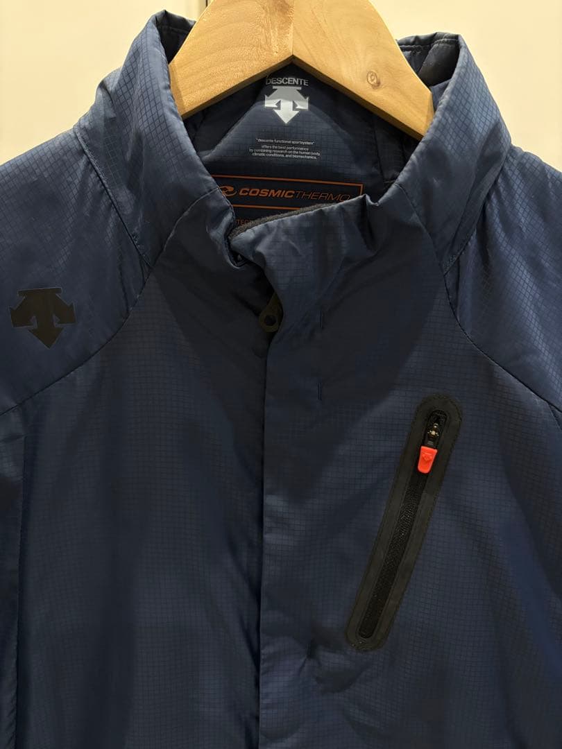 デサント コズミックサーモ ジャケット&パンツセット M ネイビー 美品