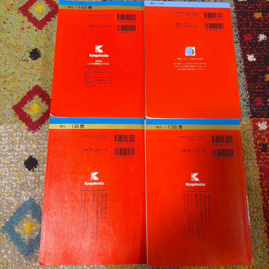 徳島大学　2017 2020 2023 2026 ４冊セット