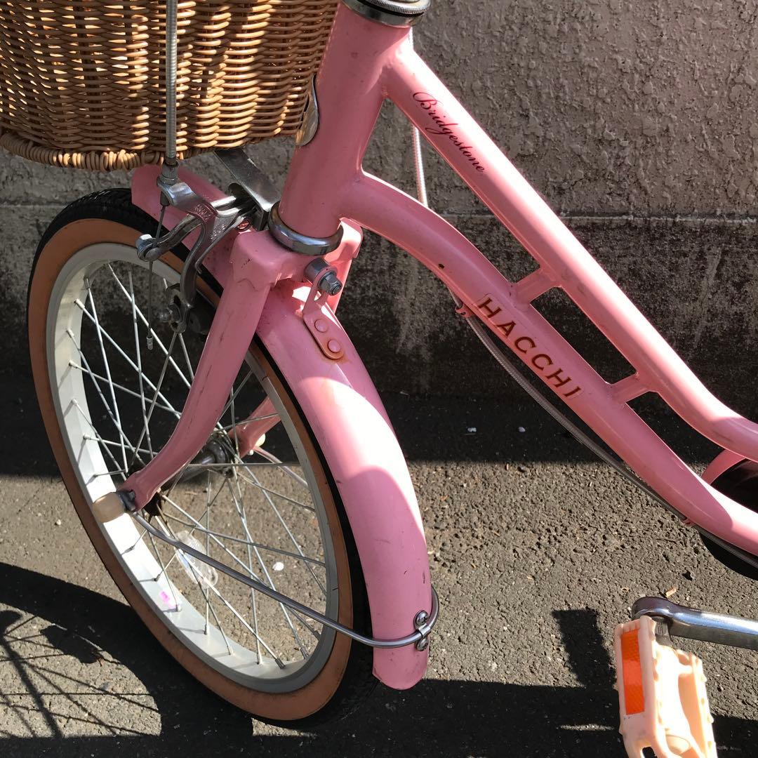 （引き取り限定）ブリヂストン HACCHI ハッチ 18インチ ピンク