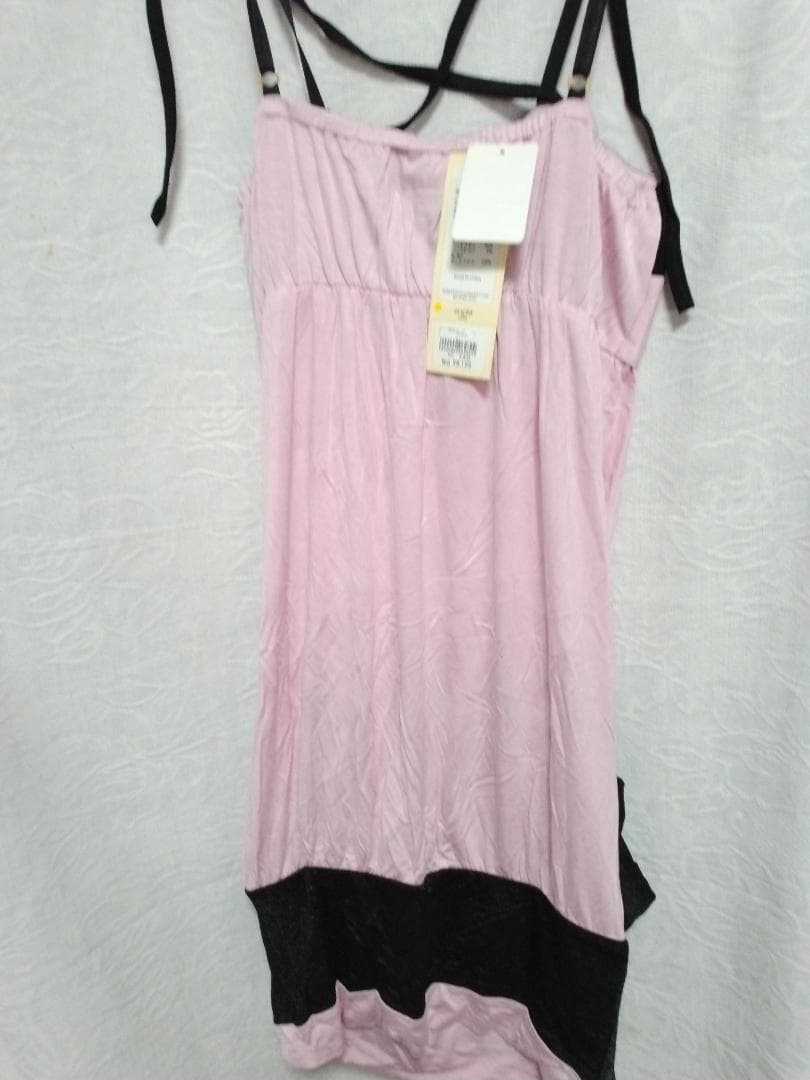 GOLDS infinity☆新品キャミワンピース ピンク/ブラック