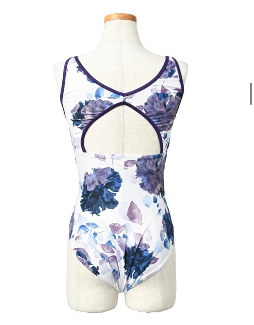 バレエ レオタード 【 ミニヨン Mignon】 ボートネック タンク 花柄