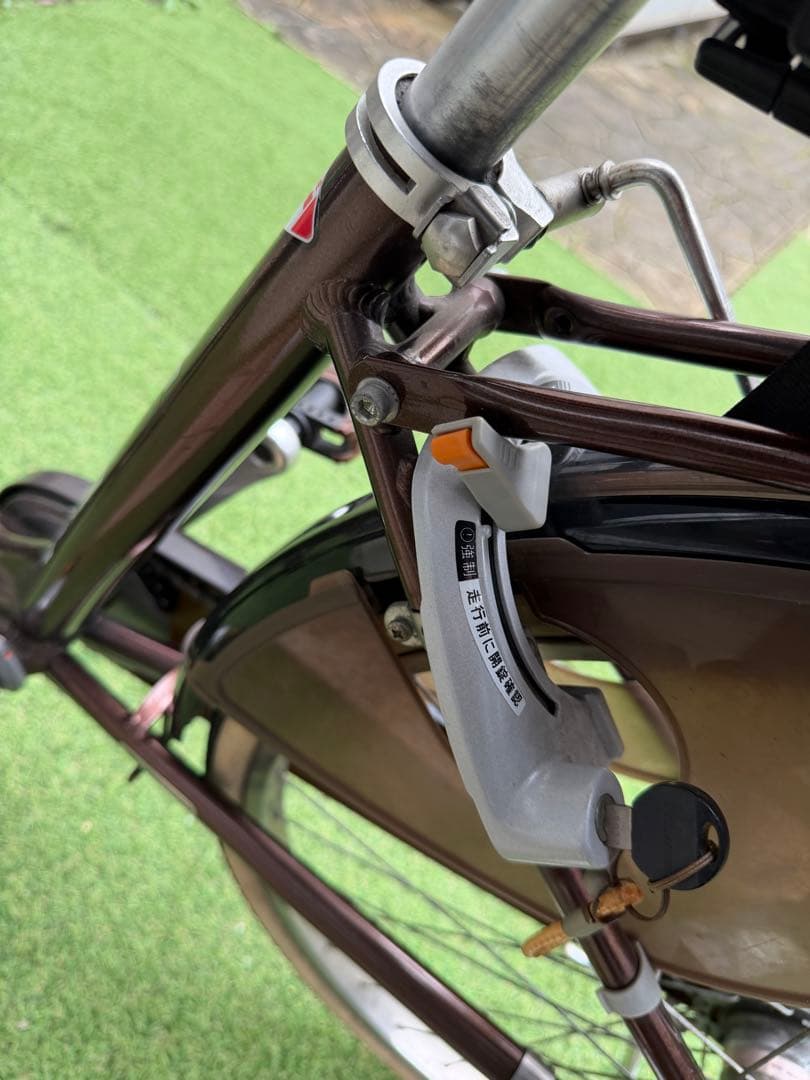 た*お様 引取り限定！ブリヂストン子供乗せ自転車「アンジェリーノ