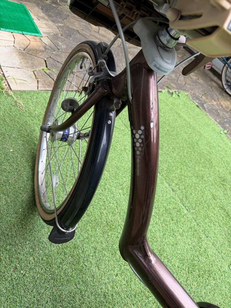 た*お様 引取り限定！ブリヂストン子供乗せ自転車「アンジェリーノ