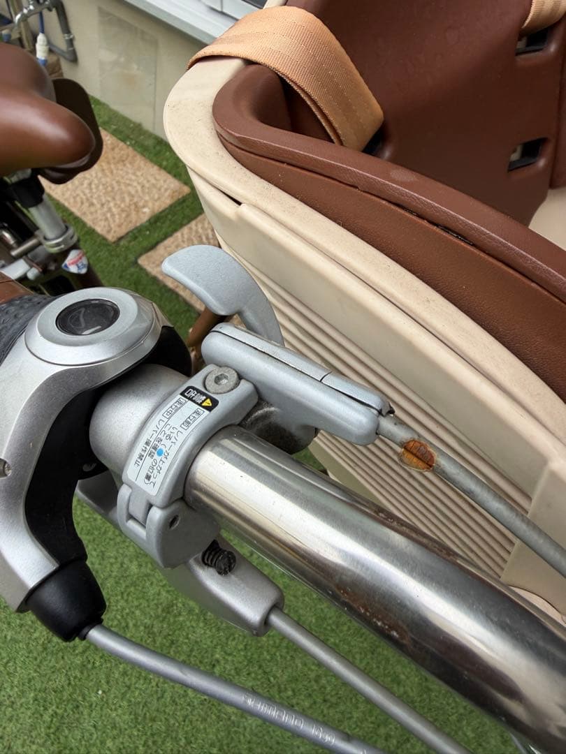 た*お様 引取り限定！ブリヂストン子供乗せ自転車「アンジェリーノ