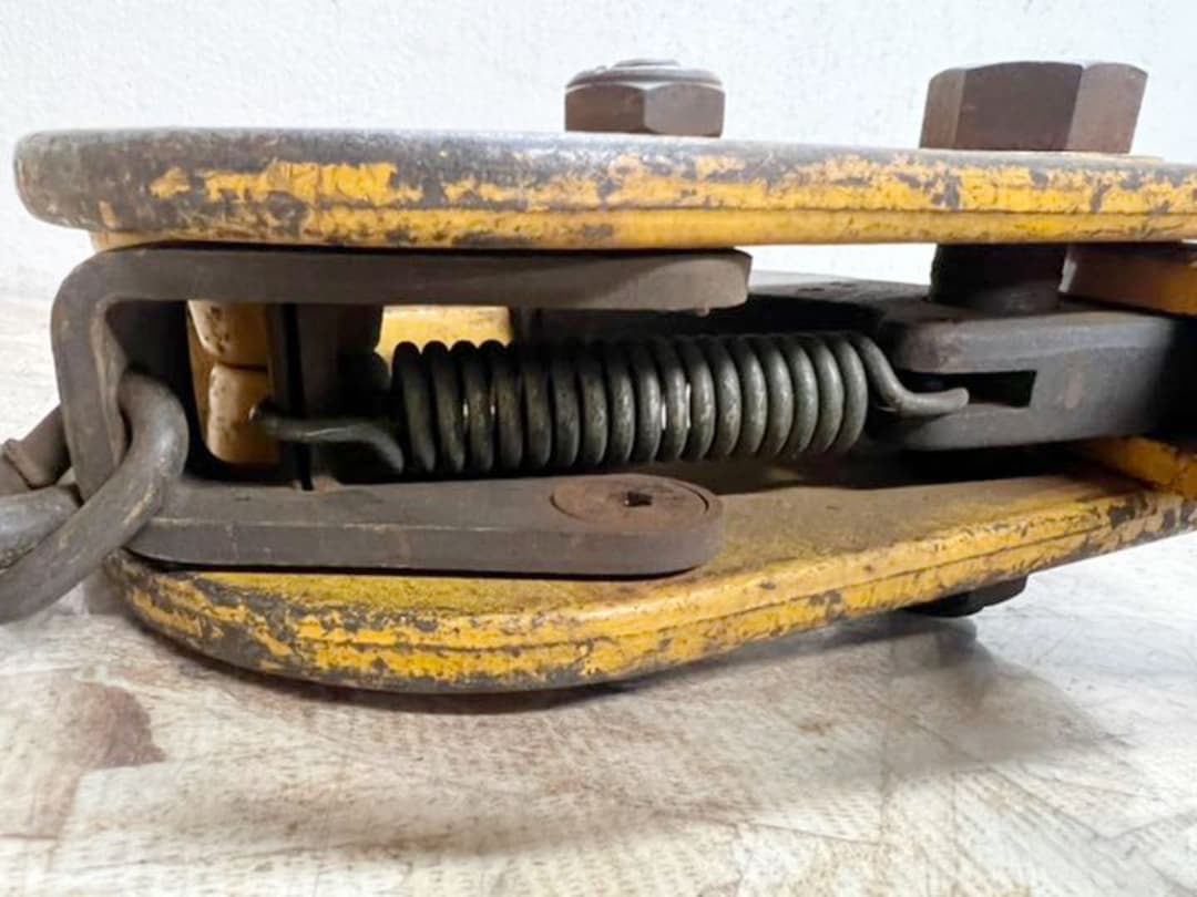 スーパーツール 横吊りクランプ　HLCー2H ロックハンドル機構付　2ton