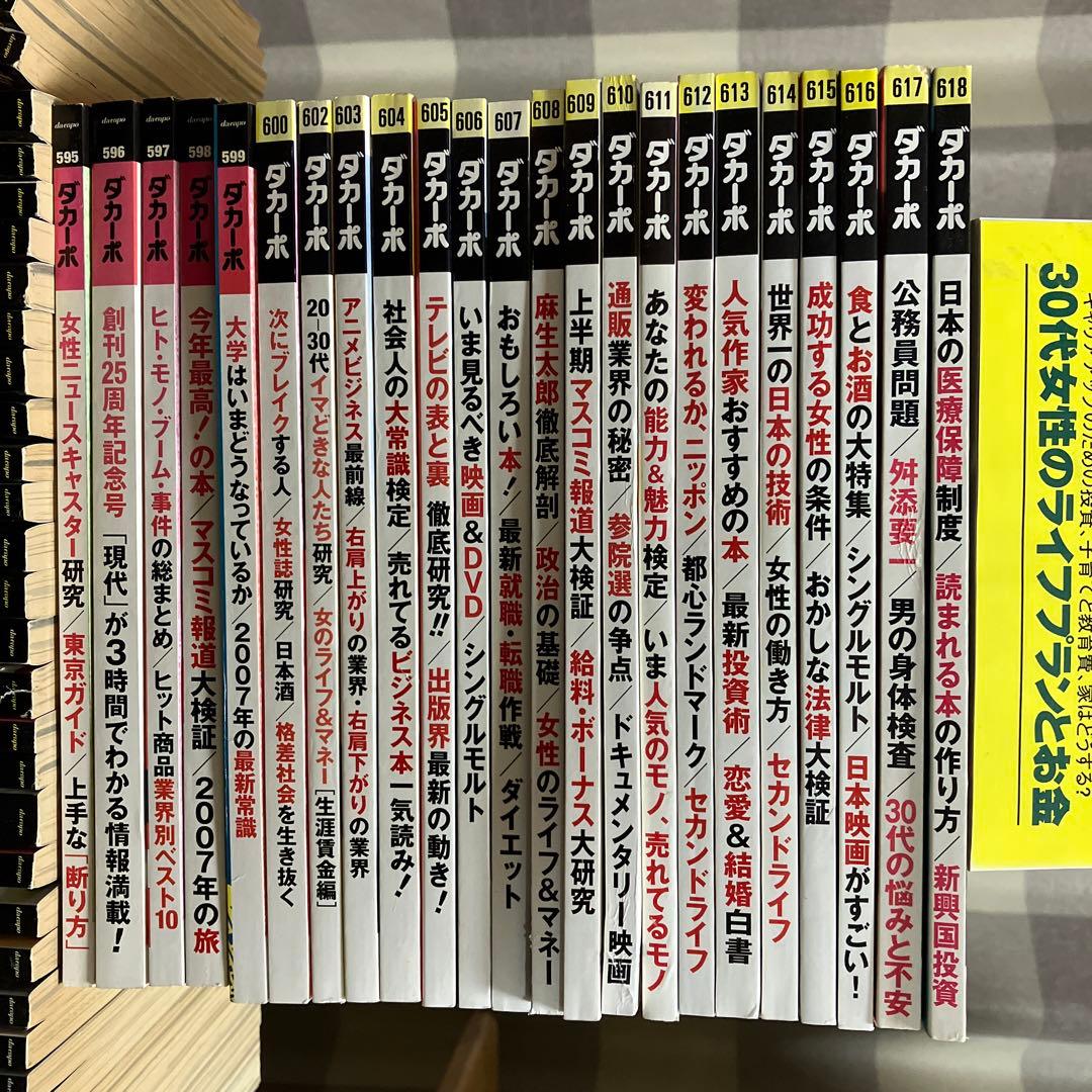 【希少、絶版】ダ・カーポ【教養、サブカル系雑誌】
