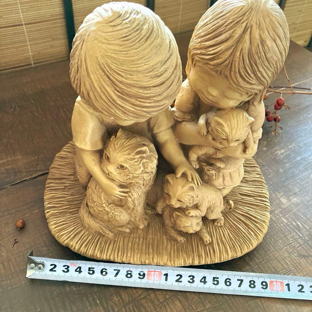 ヴィンテージ　ビル・マック　1977年　ファニキンズ　彫刻　置物　猫