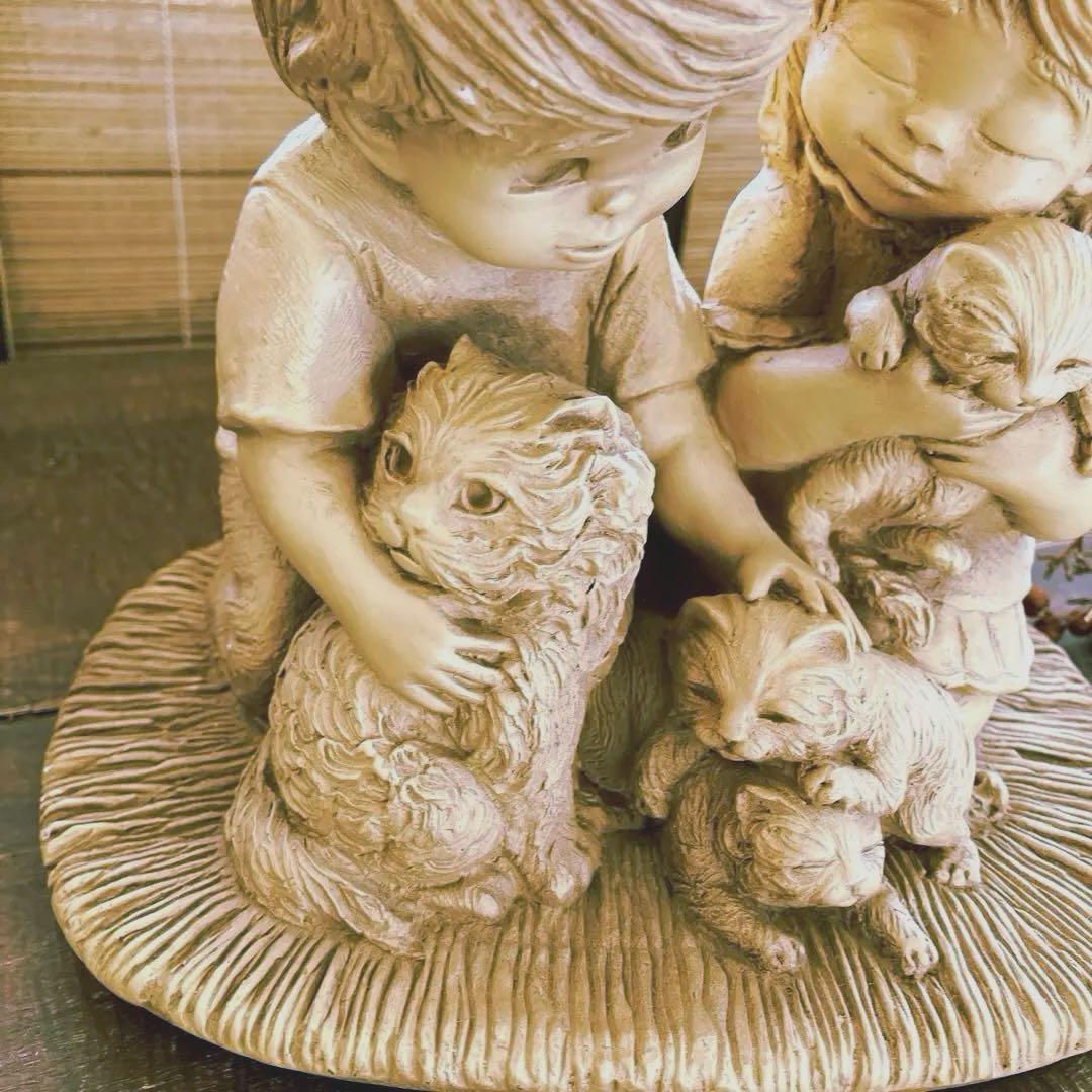 ヴィンテージ　ビル・マック　1977年　ファニキンズ　彫刻　置物　猫