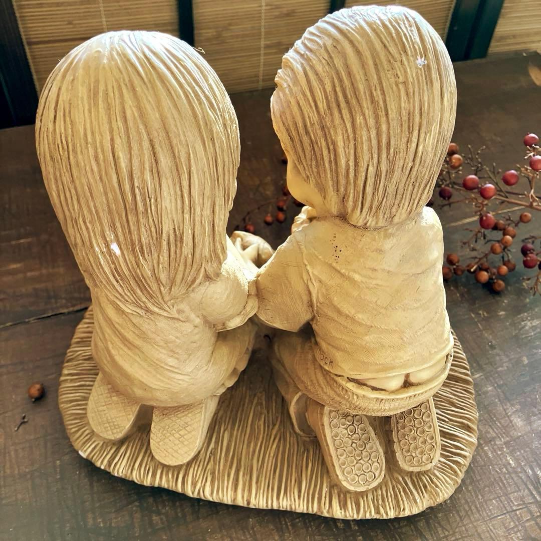 ヴィンテージ　ビル・マック　1977年　ファニキンズ　彫刻　置物　猫