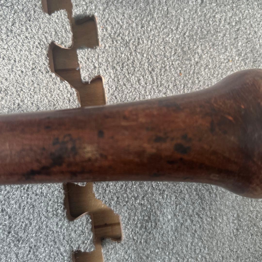 ZETT 木製硬式バット ブラウン