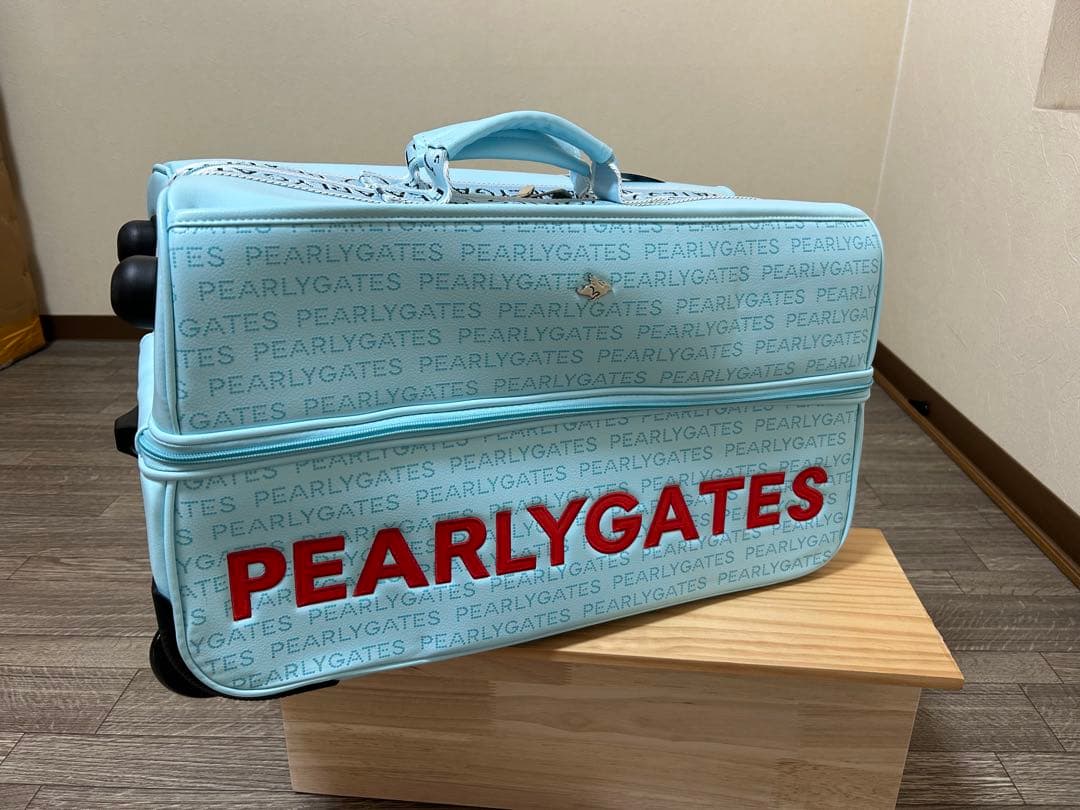 未使用品　PEARLY GATES PG89 キャリーバッグ ブルー　タグ付